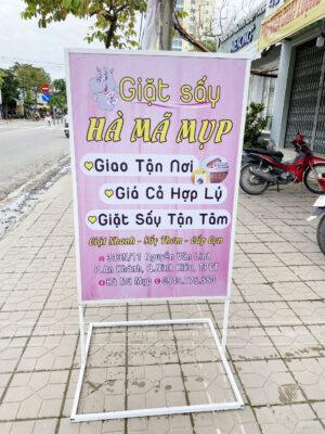 Standee căng bạt không đèn kích thước 80x1m5