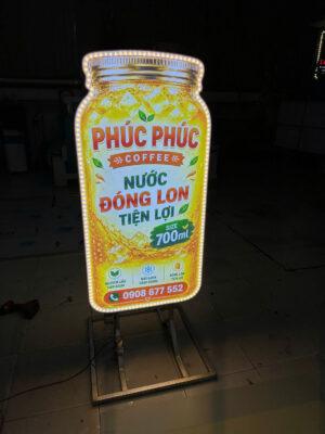 Hộp đèn mica mô hình